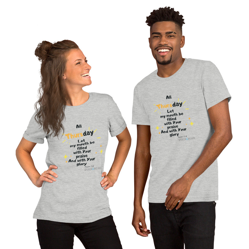 Praise & Glory on Thursday - Short-Sleeve Unisex T-Shirt