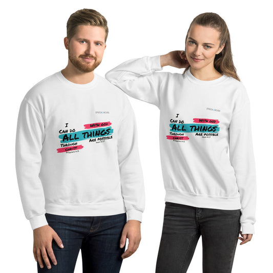 All Things said twice - Unisex Sweatshirt - Men, Women