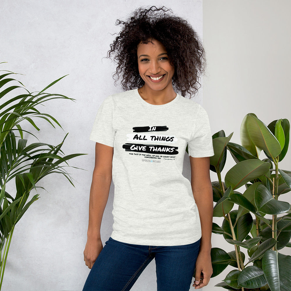 GIVE THANKS - Short-Sleeve T-Shirt - Women