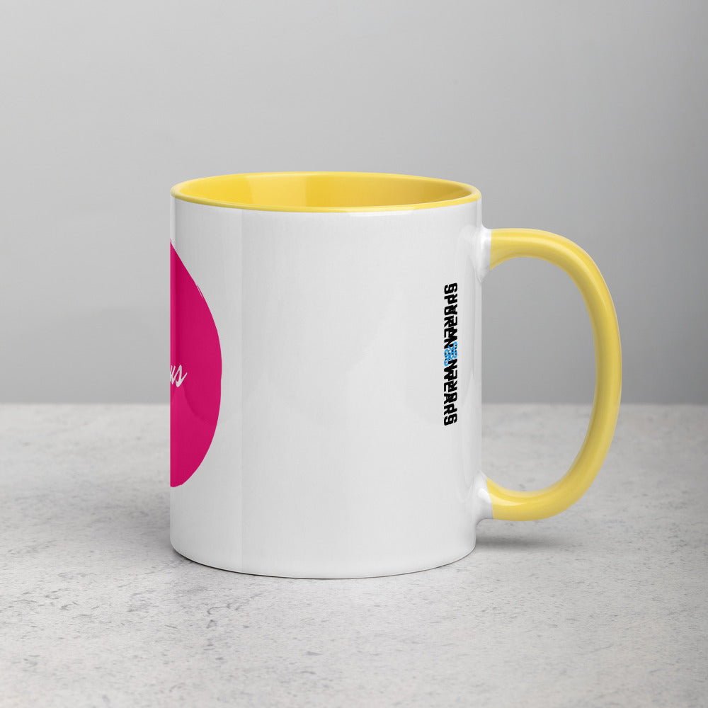 JESUS Mug with Color Inside (PINK)