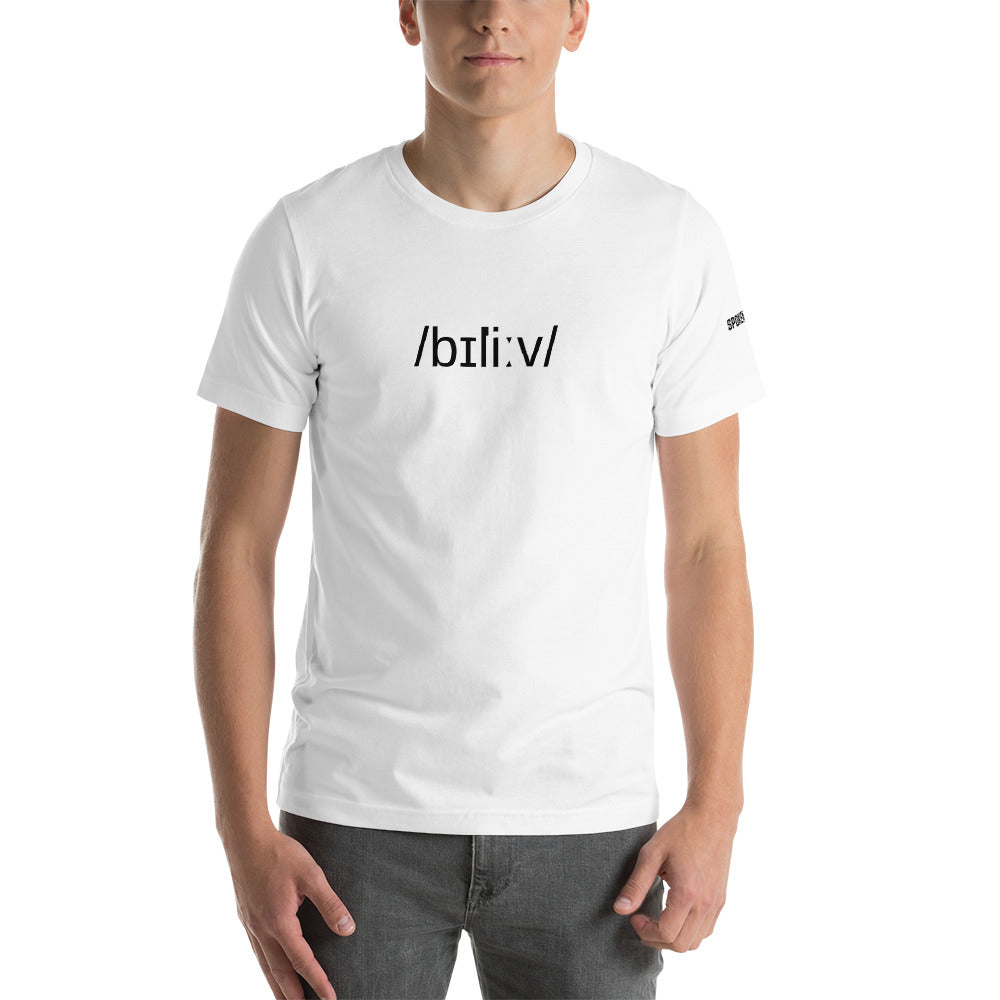 Phonetics Believe - Men's T-Shirt