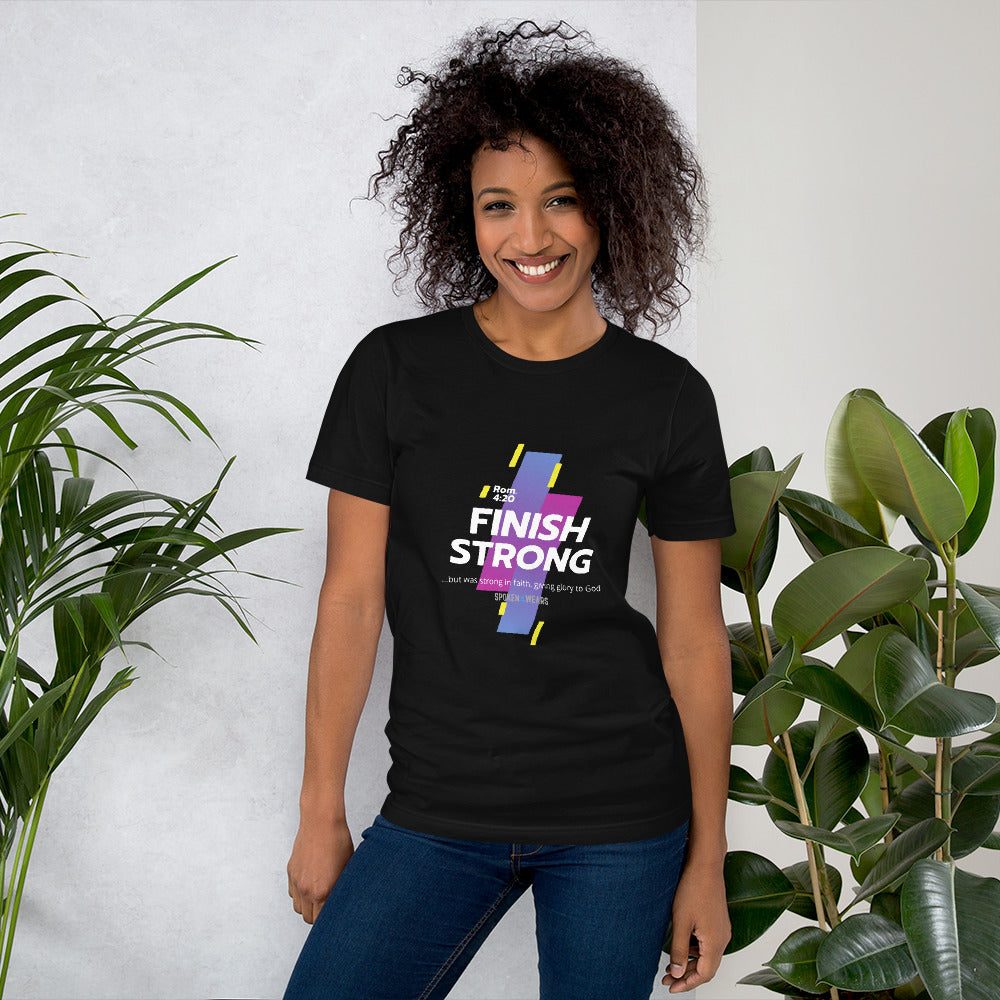 Finish Strong in Faith - Women's T-Shirt