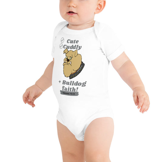 Bulldog faith T-Shirt for babies