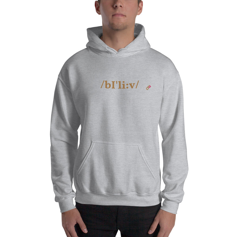 BELIEVE - Men's Hooded Sweatshirt