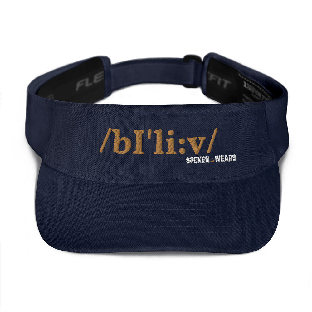 PHONETICS BELIEVE - Visor Gold print