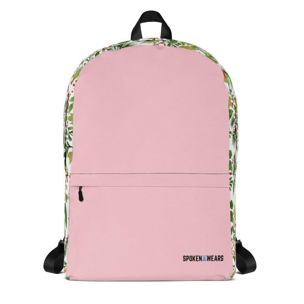 Backpack with Inside Message, Pink - Arise, Shine