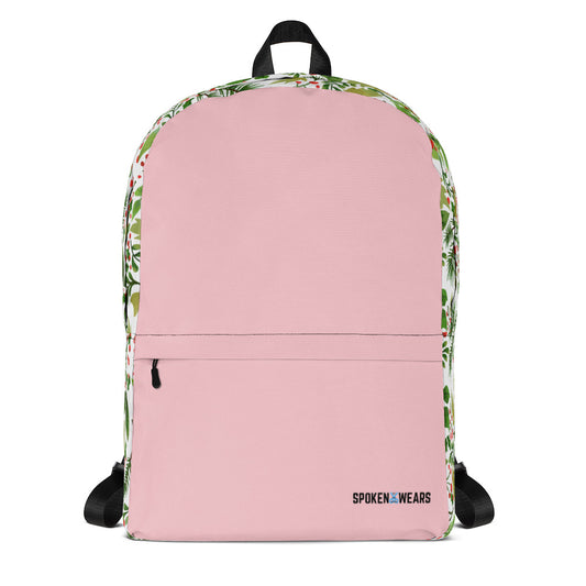 Backpack with Inside Message, Pink - Arise, Shine