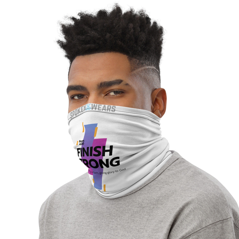 Finish Strong - Neck Gaiter - Unisex Face Mask