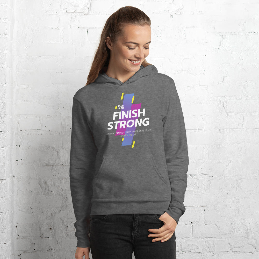 Finish Strong in Faith - All Year Hoodie for Women