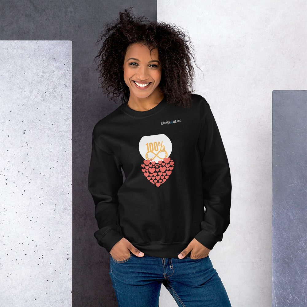 100% Infinite Love  - Women's Sweatshirt