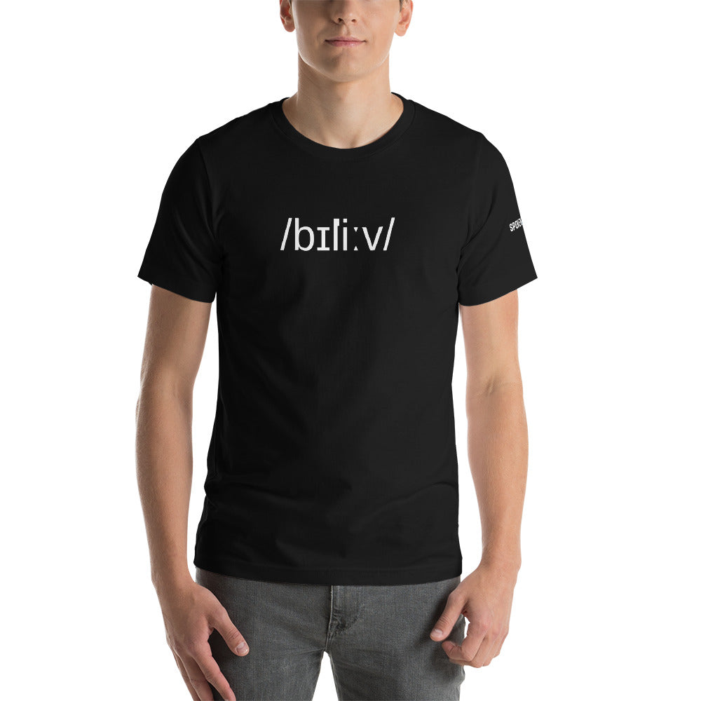 Phonetics Believe - Men's T-Shirt