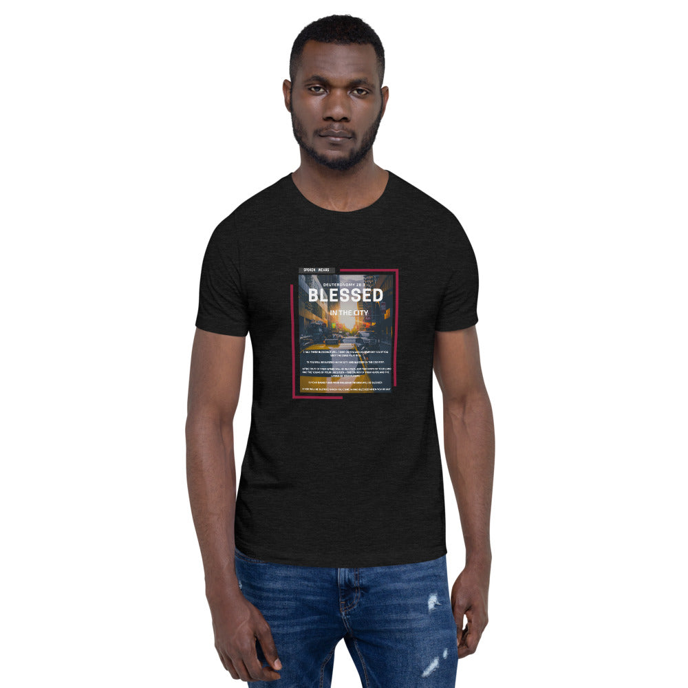 Blessed in the City & Countryside - Men's T-Shirt (Front & Back)