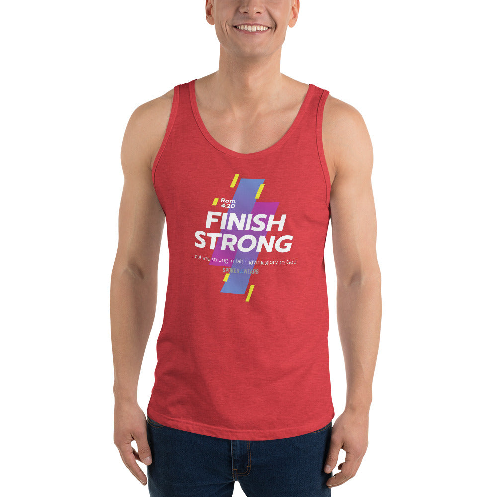 Finish Strong in Faith - Men's Tank Top