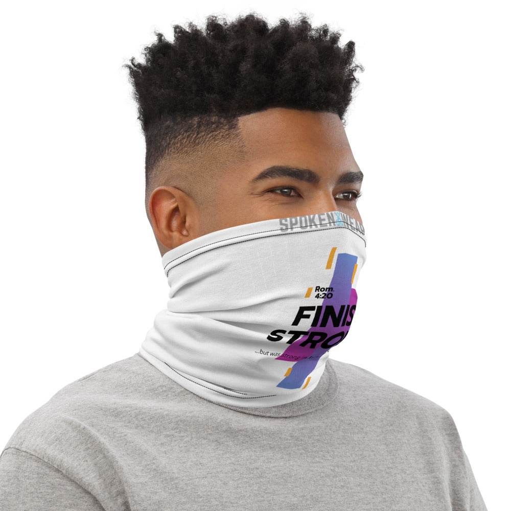 Finish Strong - Neck Gaiter - Unisex Face Mask