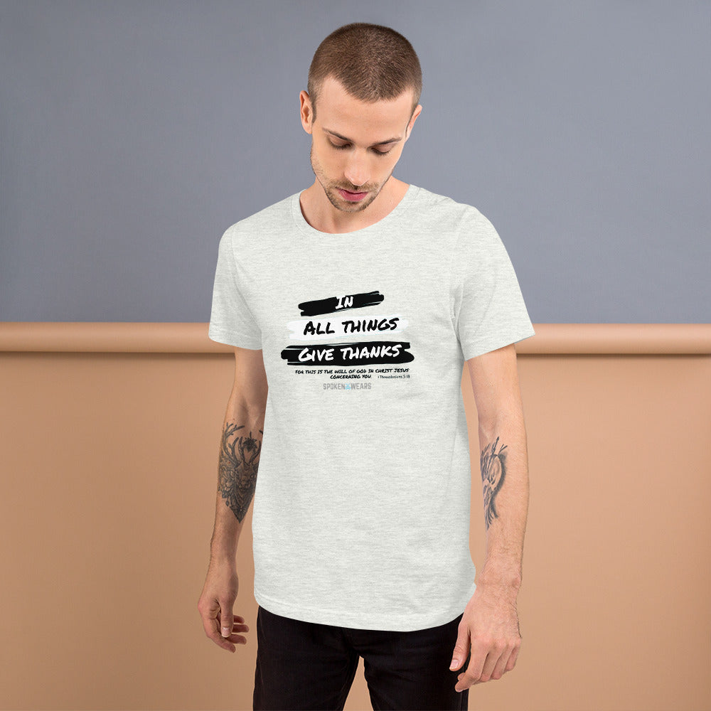 GIVE THANKS - Short-Sleeve  T-Shirt - Men