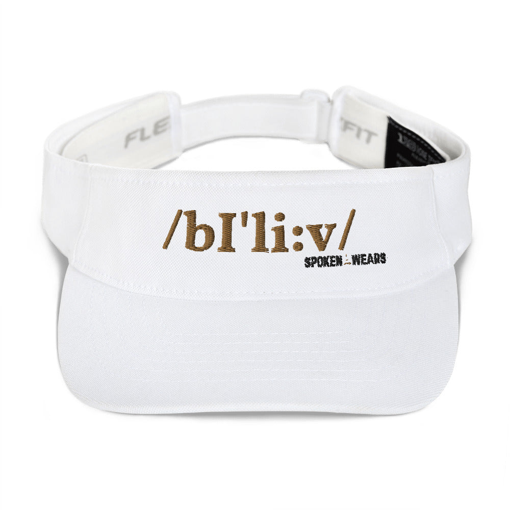 PHONETICS BELIEVE - Visor Gold print