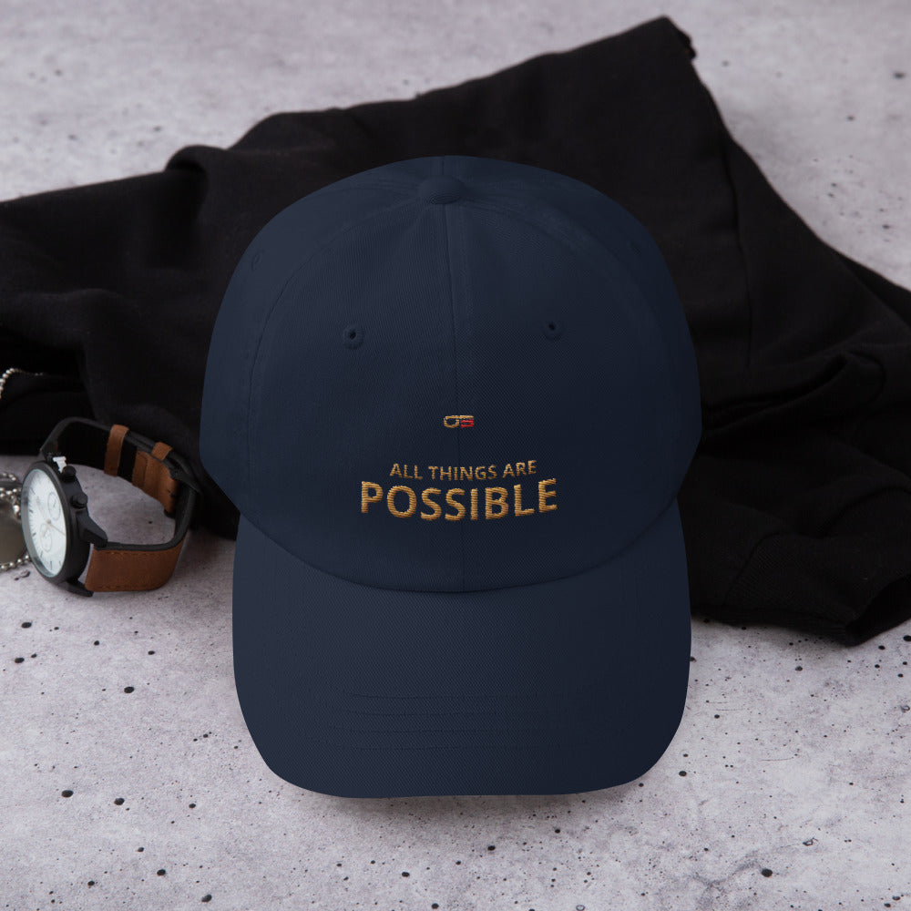 All things are possible -  Dad's Hat