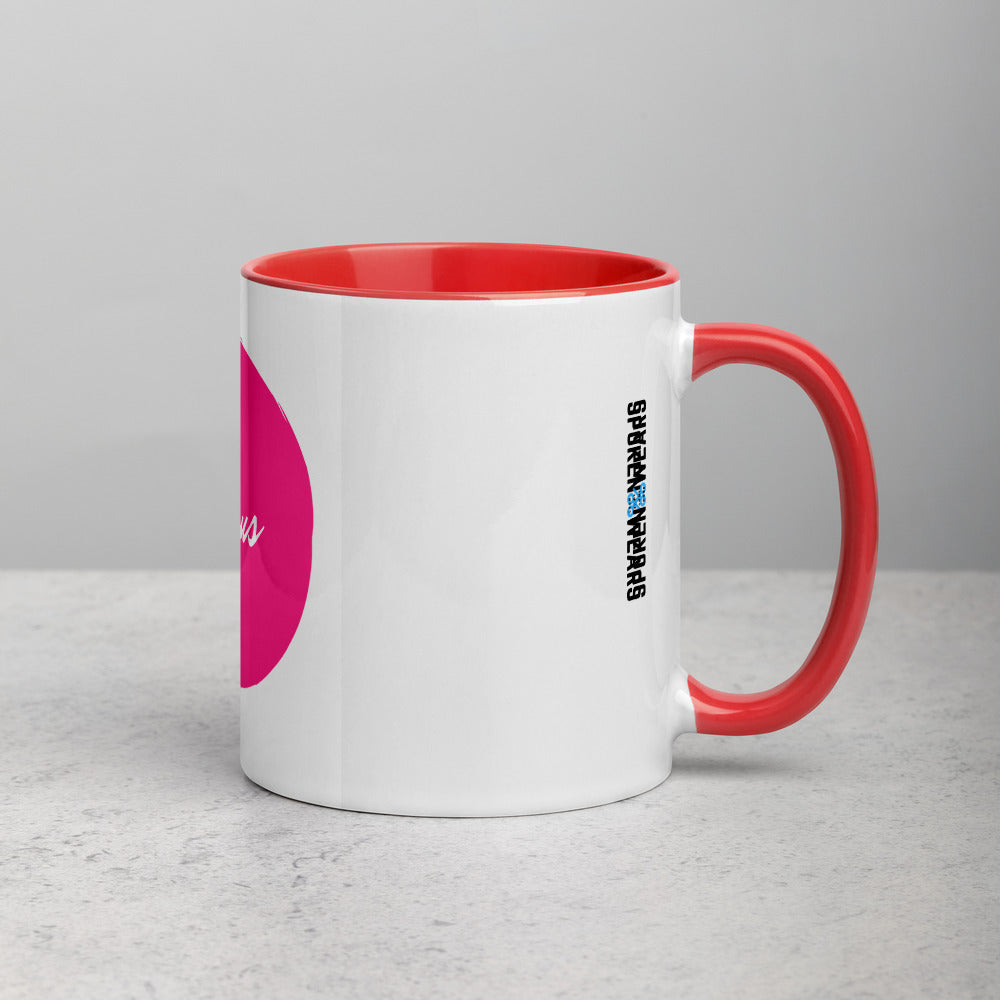 JESUS Mug with Color Inside (PINK)