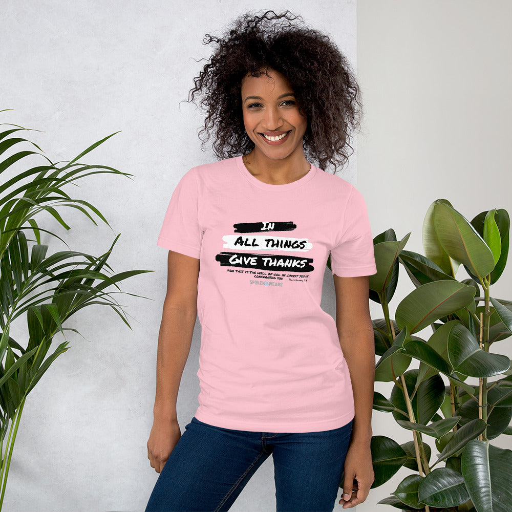 GIVE THANKS - Short-Sleeve T-Shirt - Women