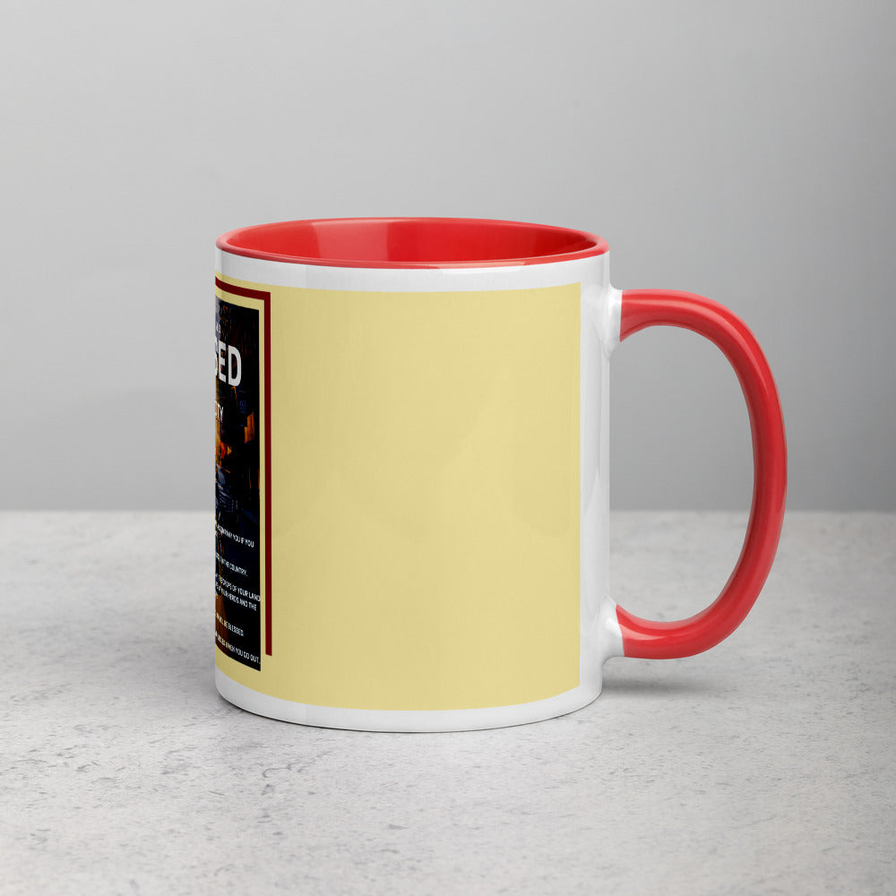 Gift Mug - Blessed in the City - with Color Inside