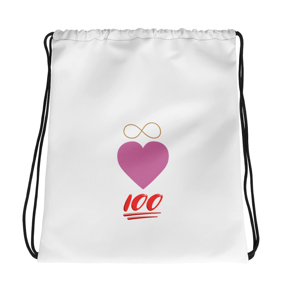 100% Infinite Love - Drawstring bag