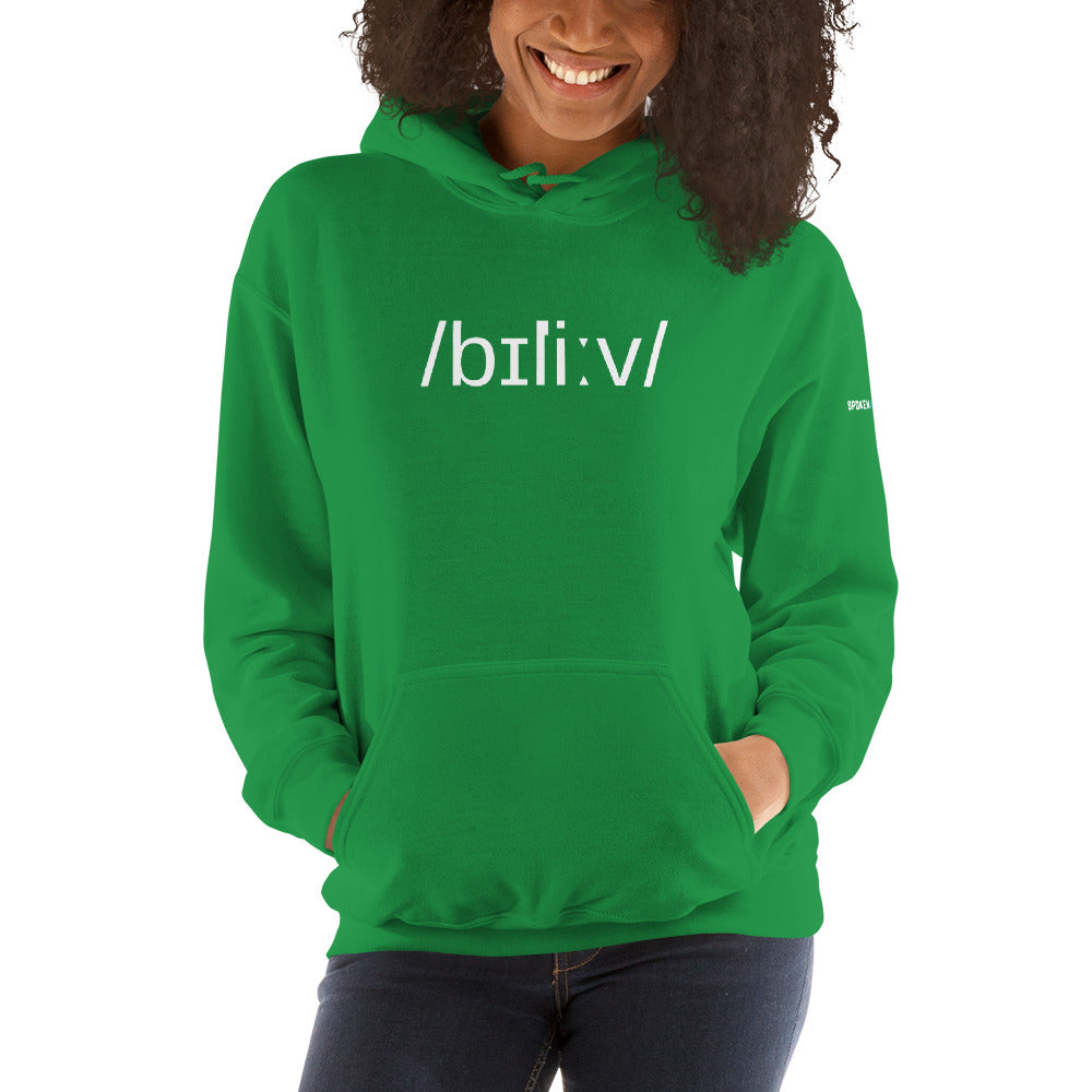 Phonetics Believe - women's Hoodie