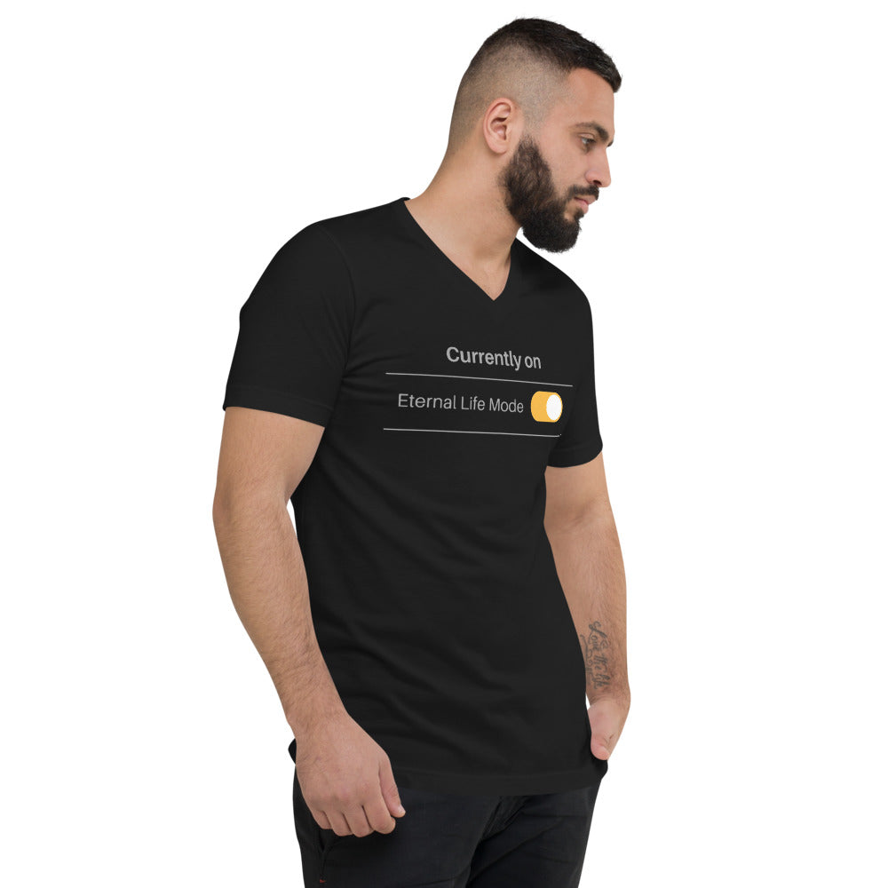 Eternal Life Mode - Men's V-Neck T-Shirt