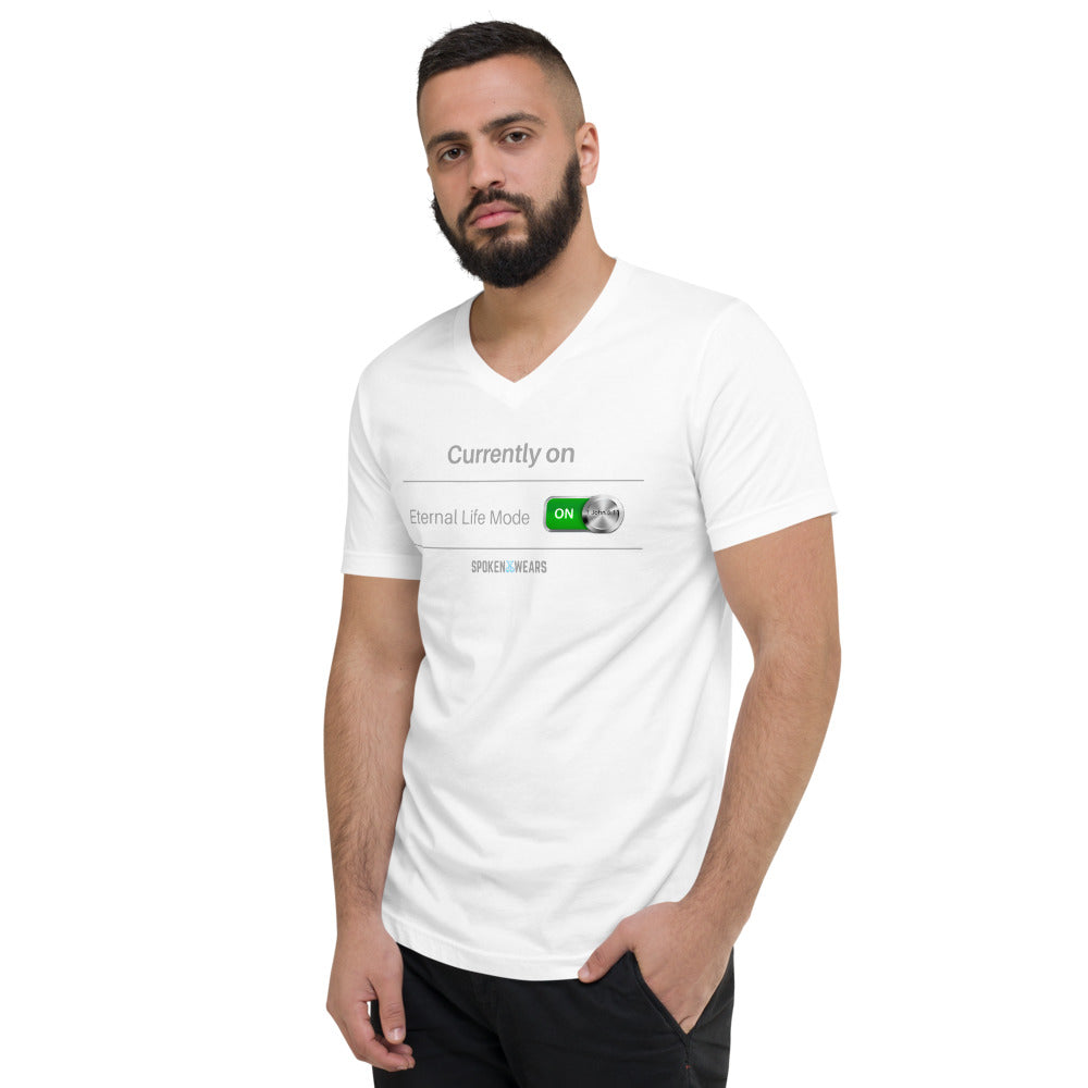 Eternal Life Mode - Men's V-Neck T-Shirt