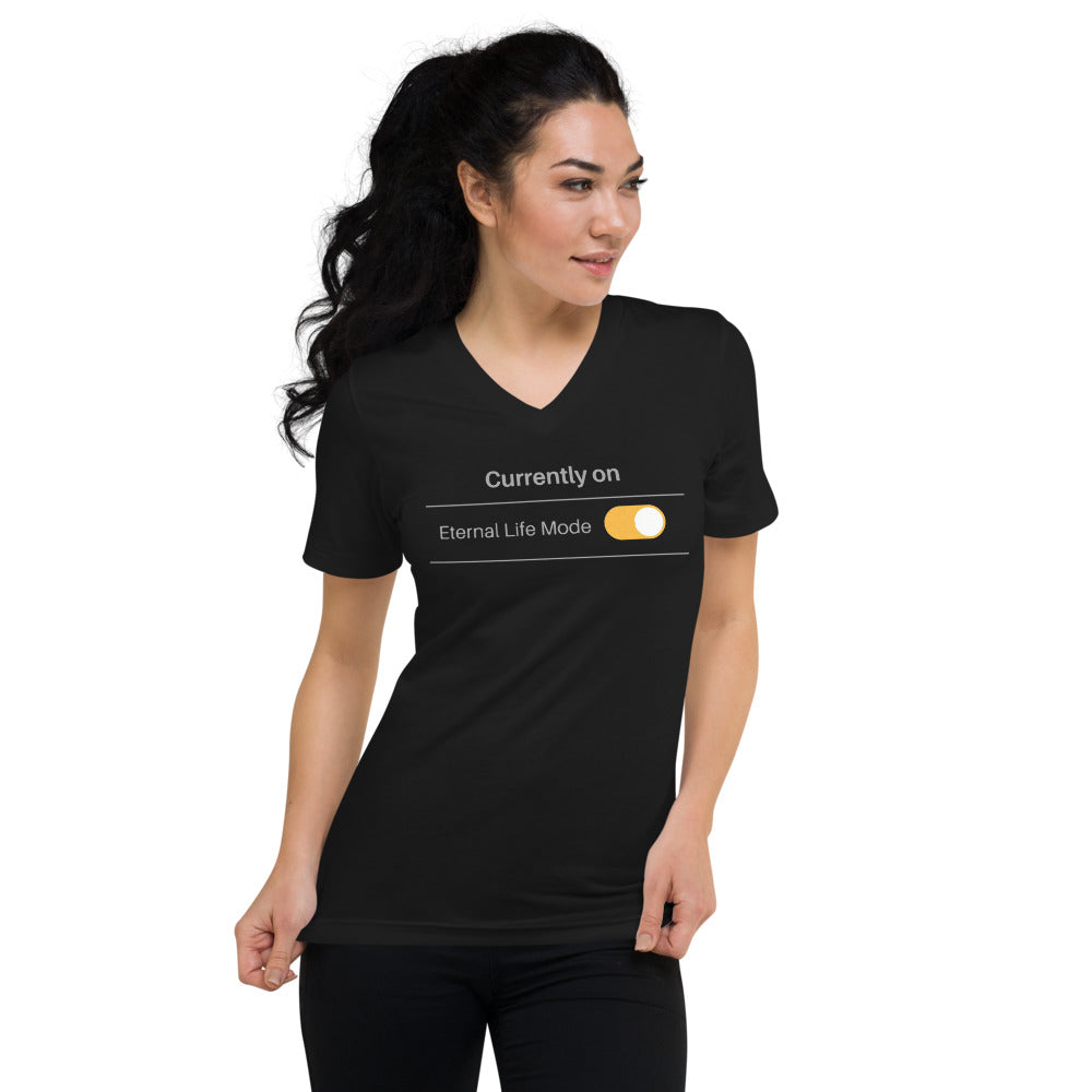 Eternal Life Mode - Women's V-Neck T-Shirt