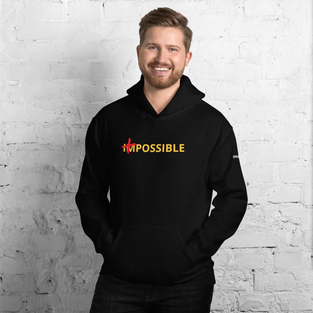 Possible By The Cross - Men's Hoodie