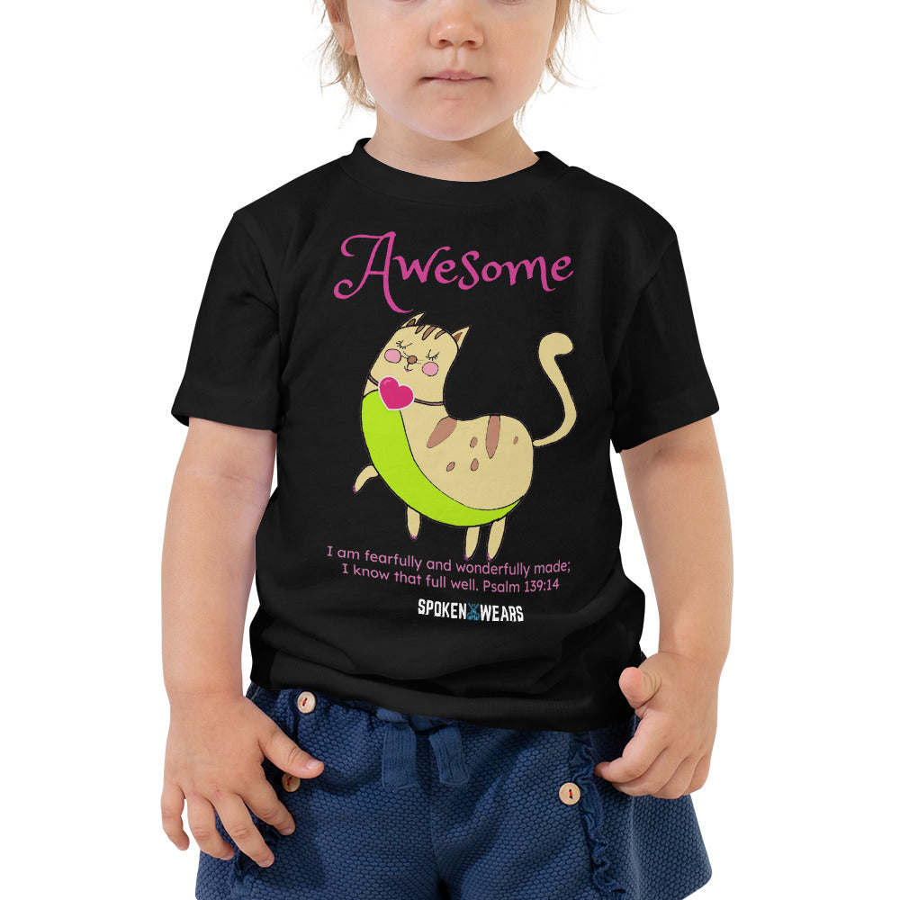 Awesome & Wonderful - Toddler T-shirt for Boys & Girls