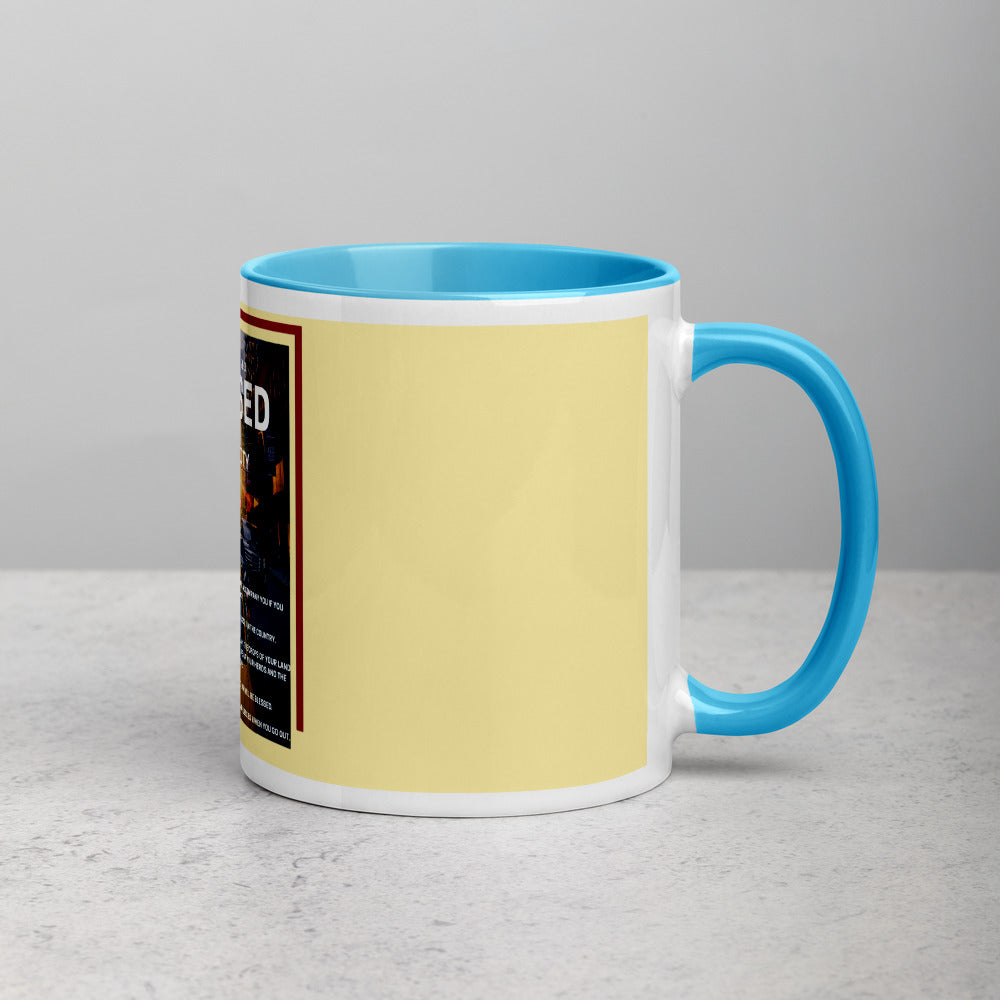 Gift Mug - Blessed in the City - with Color Inside