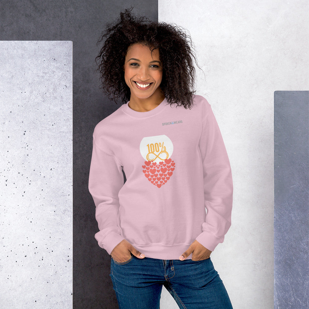 100% Infinite Love  - Women's Sweatshirt