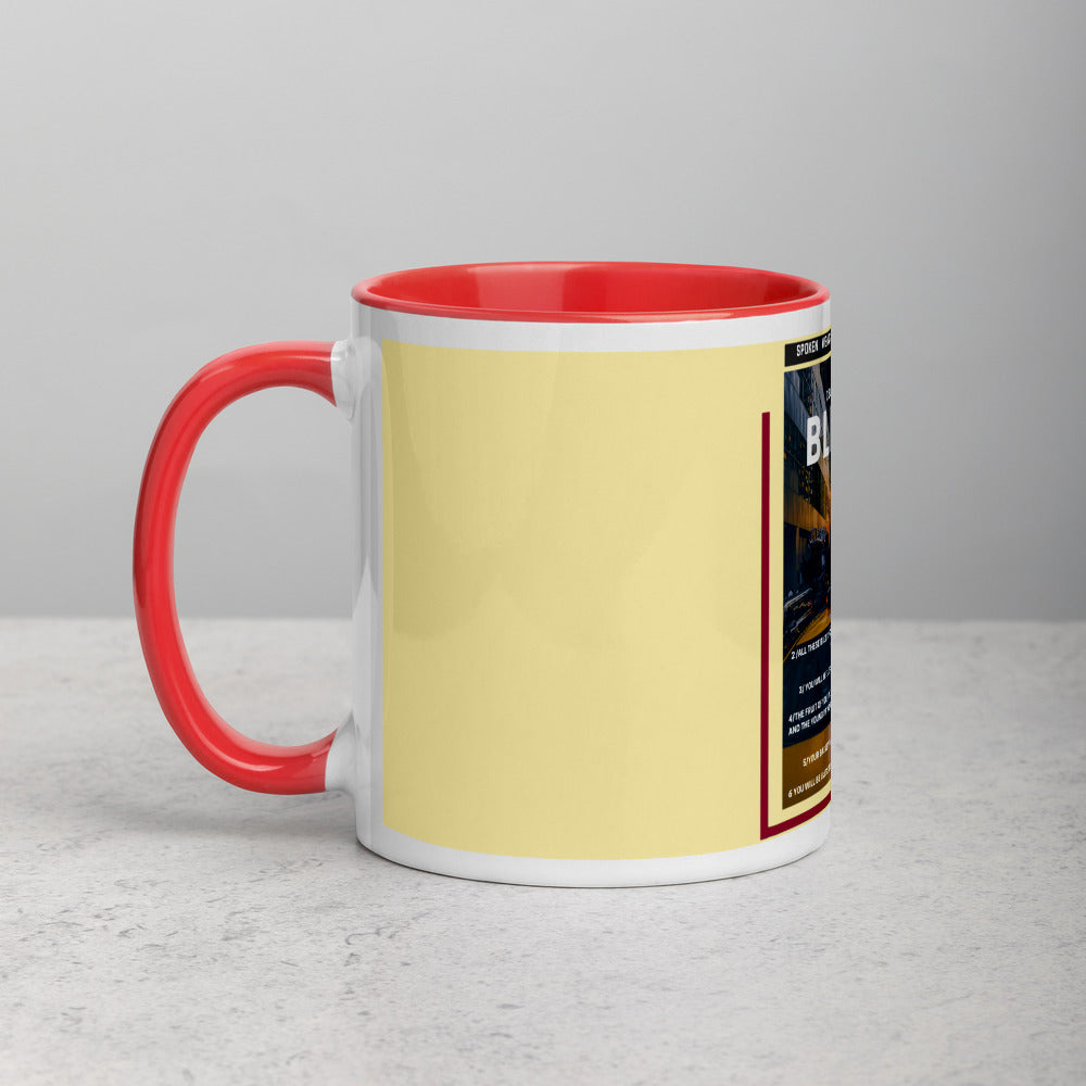 Gift Mug - Blessed in the City - with Color Inside