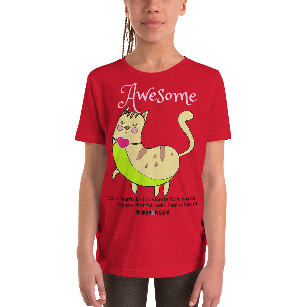 Awesome & Wonderful - Youth Short Sleeve T-Shirt Girls