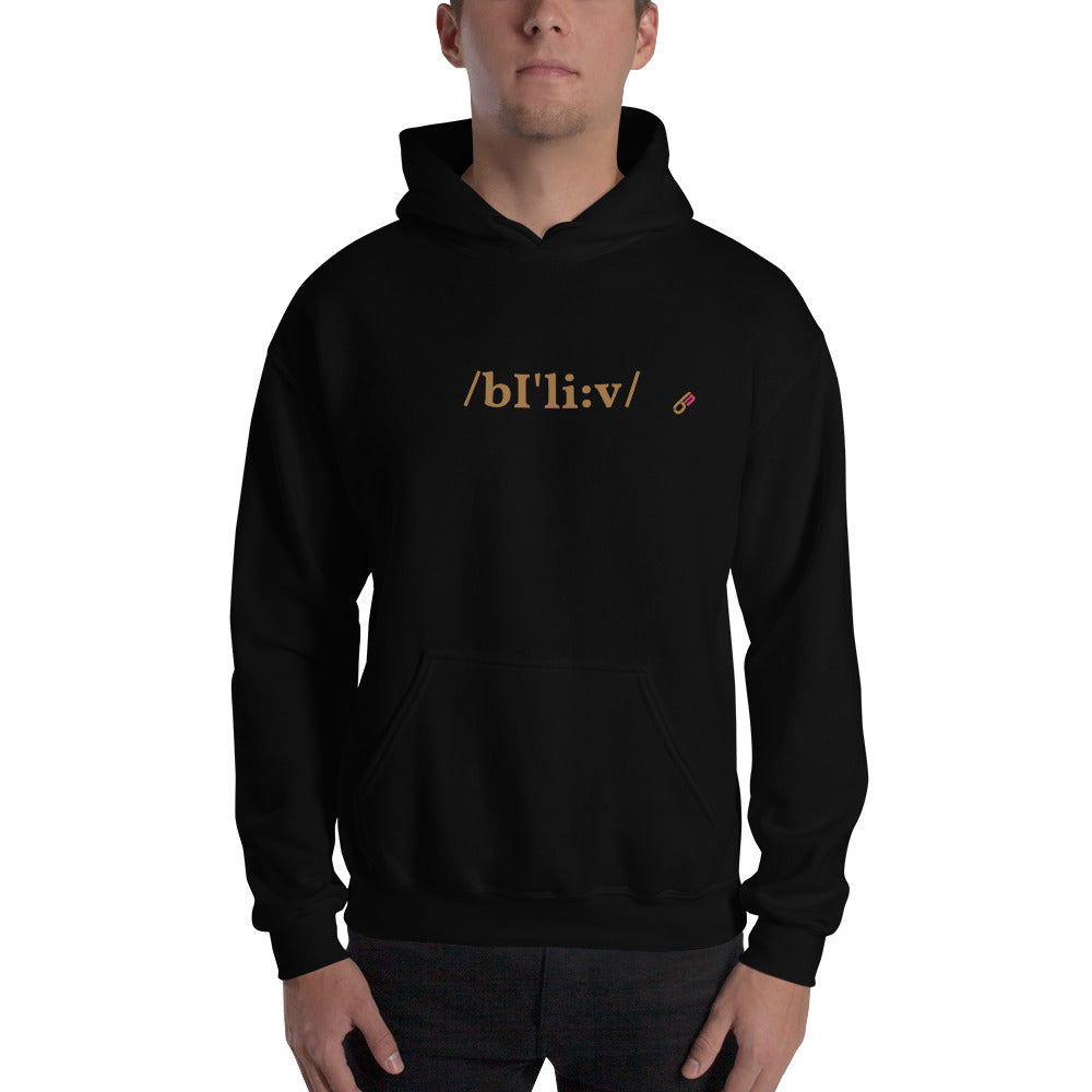 BELIEVE - Men's Hooded Sweatshirt