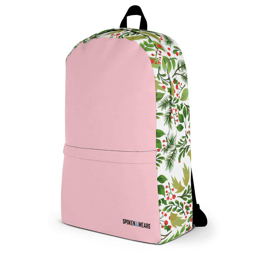 Backpack with Inside Message, Pink - Arise, Shine