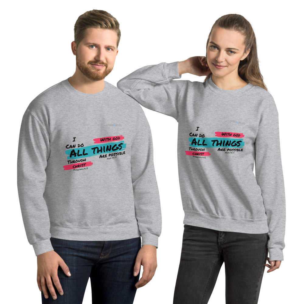 All Things said twice - Unisex Sweatshirt - Men, Women