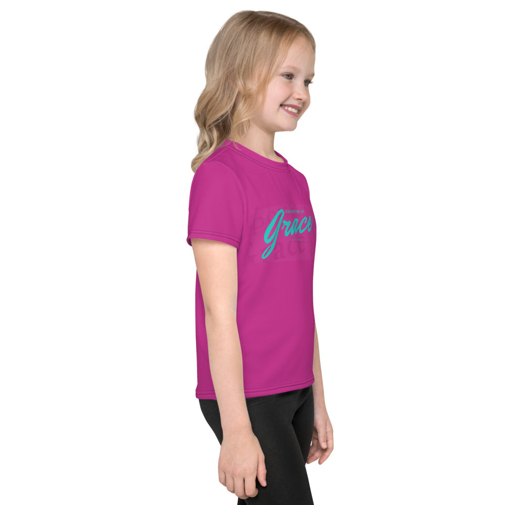 Daughter of Grace - Girls T-Shirt (Pink/Berry)