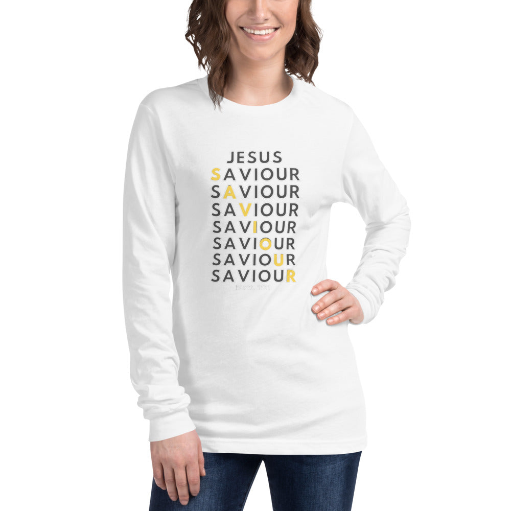 Jesus the Saviour - Women's Long Sleeve Tee