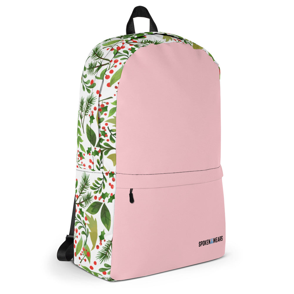 Backpack with Inside Message, Pink - Arise, Shine