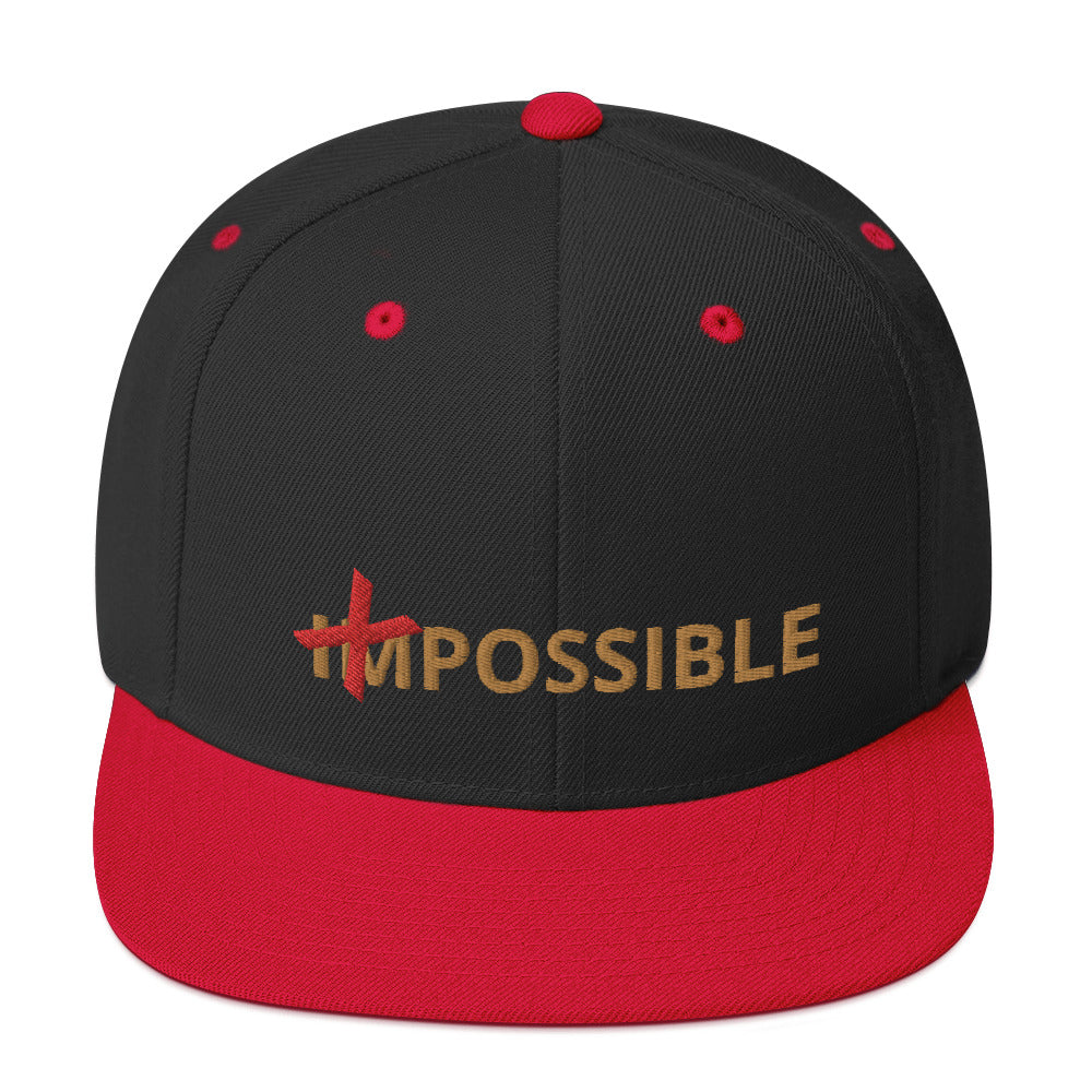 Possible by the cross - Snapback Hat