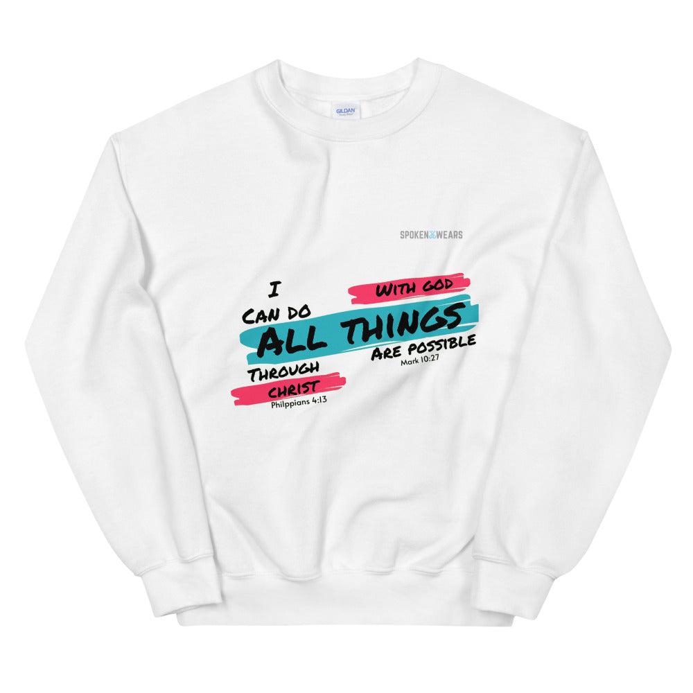 All Things said twice - Unisex Sweatshirt - Men, Women