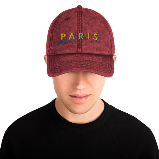 Paris - Blessed In The City - Vintage Cotton Twill Cap