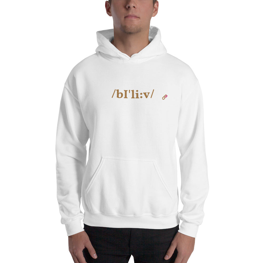 BELIEVE - Men's Hooded Sweatshirt