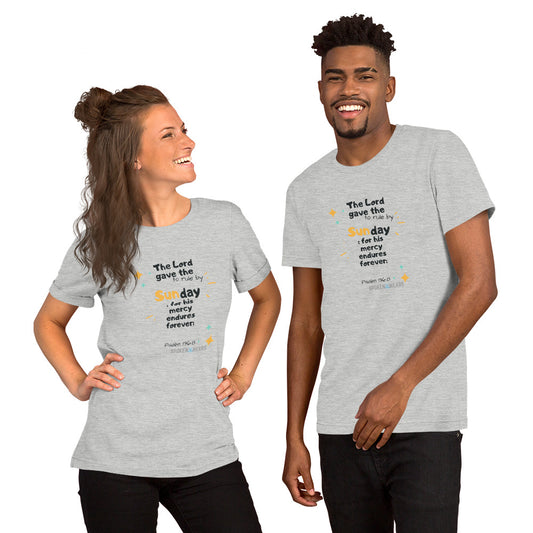 Sunday By The Lord's Mercy - Short-Sleeve Unisex T-Shirt