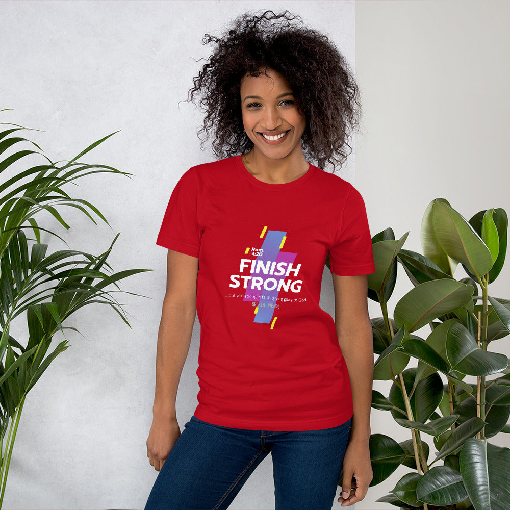 Finish Strong in Faith - Women's T-Shirt