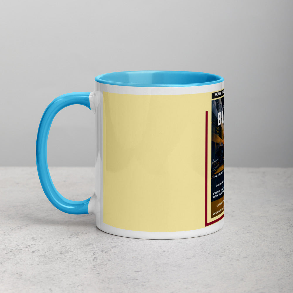 Gift Mug - Blessed in the City - with Color Inside