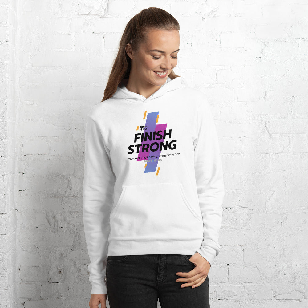 Finish Strong in Faith - All Year Hoodie for Women