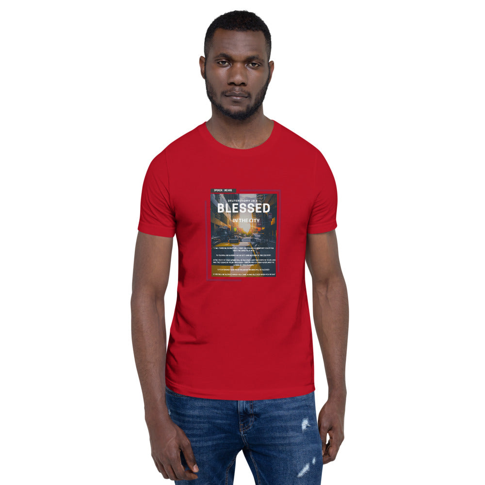 Blessed in the City & Countryside - Men's T-Shirt (Front & Back)